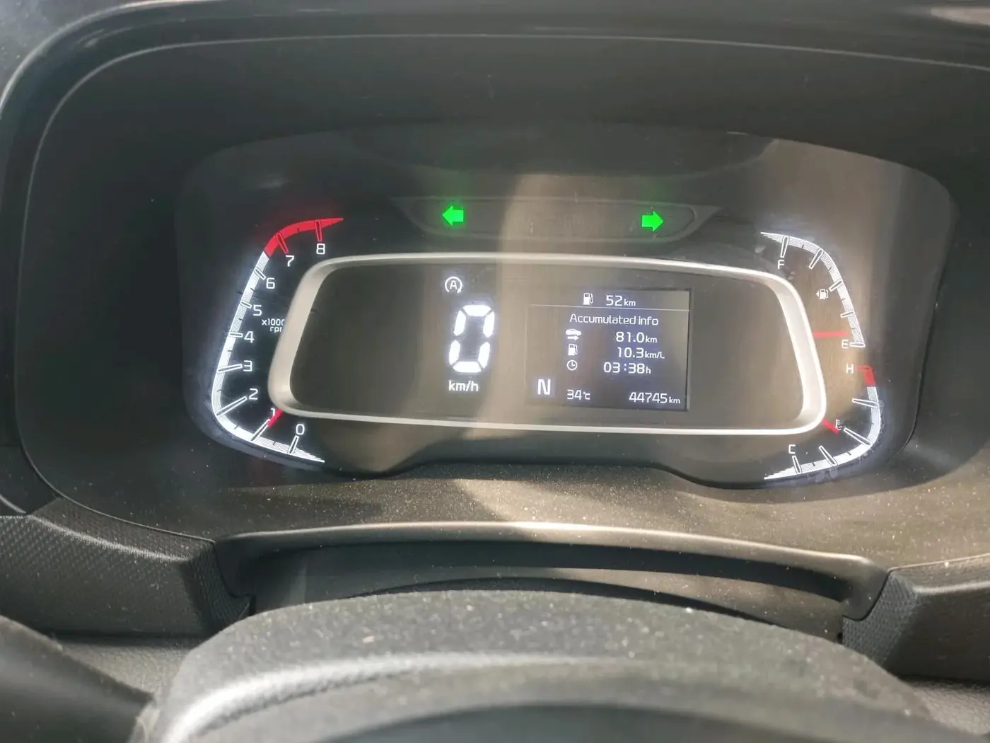 2023 KIA SONET HTK PLUS 1.0 IMT, Petrol, Manual, 44,745 km, interior