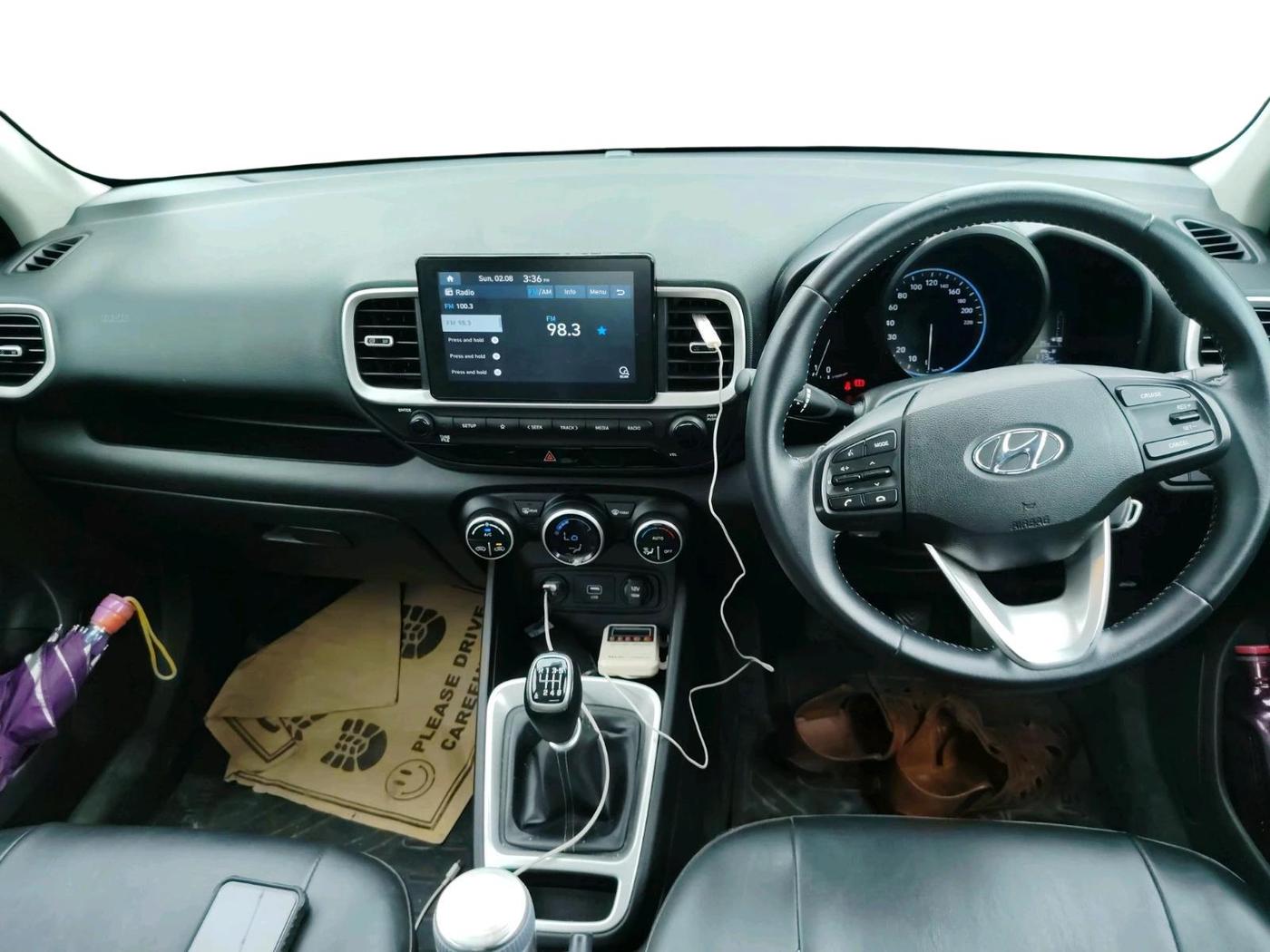 2021 Hyundai VENUE SX 1.0 TURBO, Petrol, Manual, 60,100 km, interior