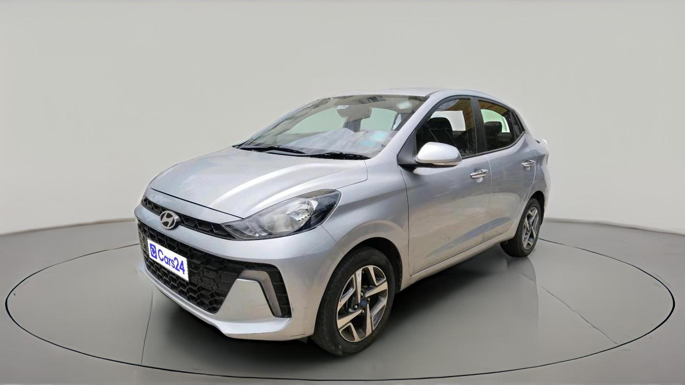 2024 Hyundai AURA SX 1.2 CNG, CNG, Manual, 34,792 km, exterior
