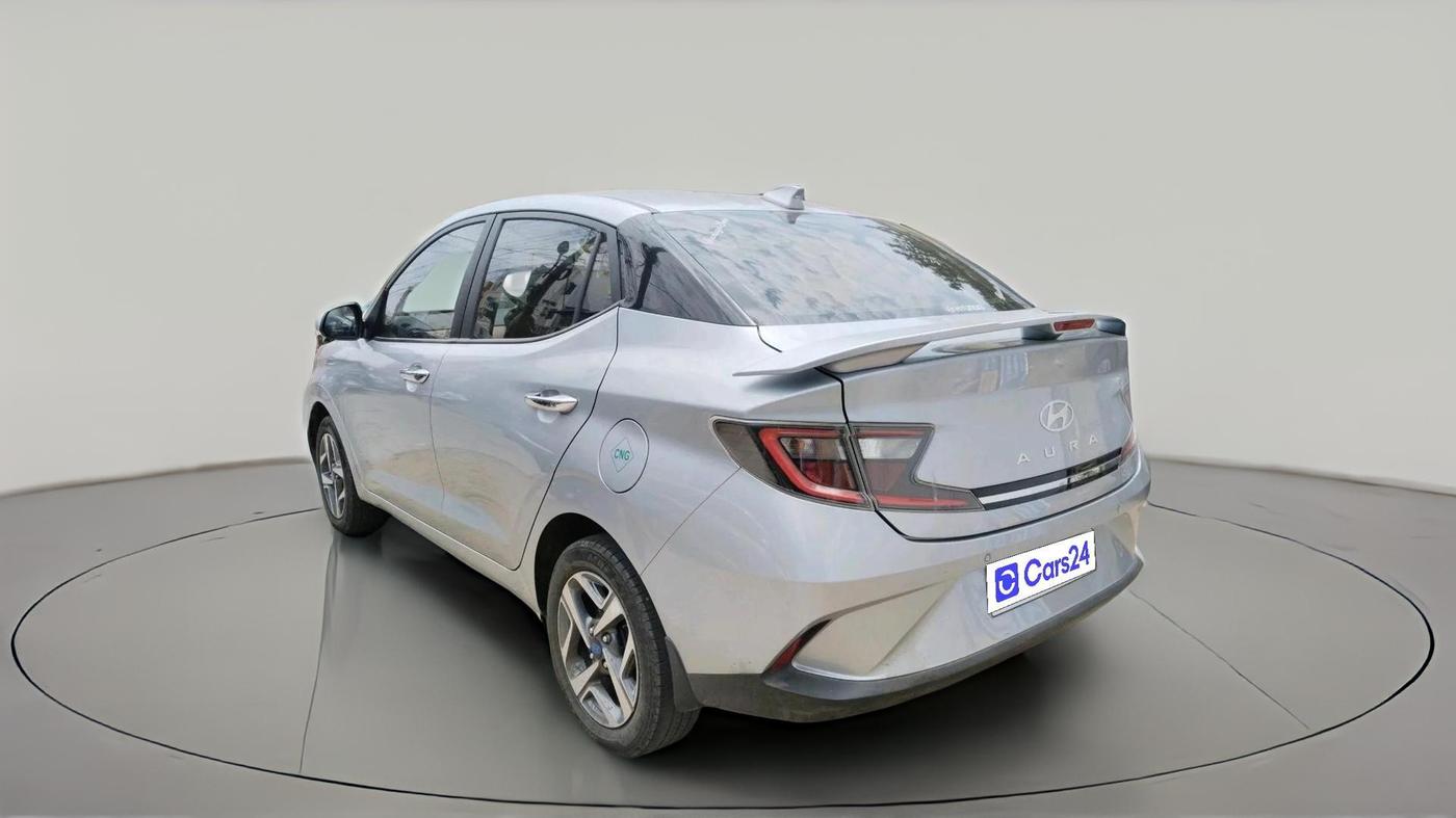 2024 Hyundai AURA SX 1.2 CNG, CNG, Manual, 34,792 km, exterior