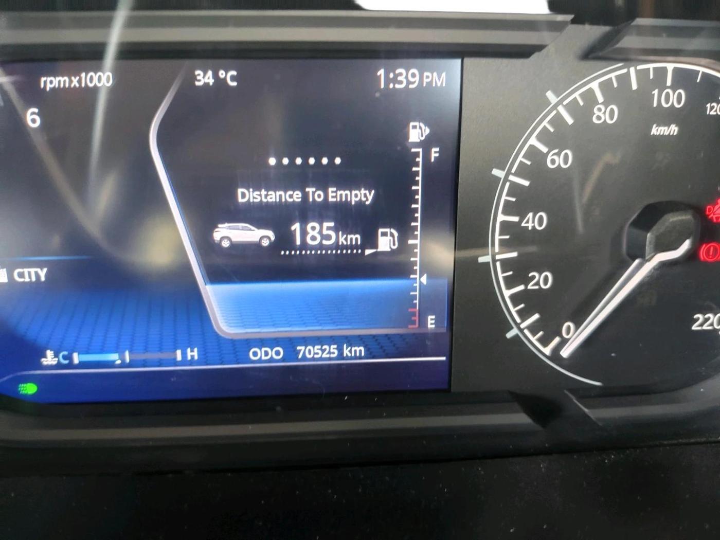 2019 Tata Harrier XZ 2.0L, Diesel, Manual, 70,525 km, interior