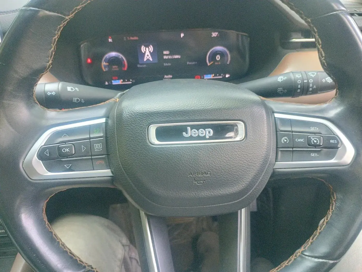 2023 Jeep MERIDIAN LIMITED PLUS AT 4X4, Diesel, Automatic, 23,851 km, interior