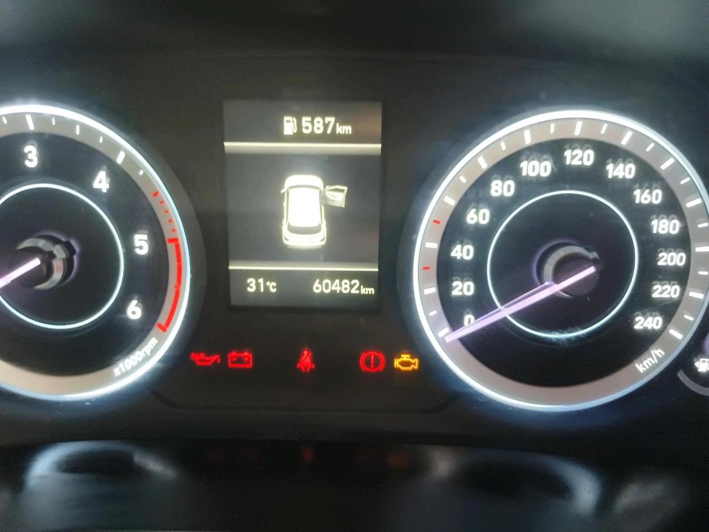 2022 Hyundai Creta S PLUS KNIGHT 1.5 DIESEL, Diesel, Manual, 60,482 km, interior