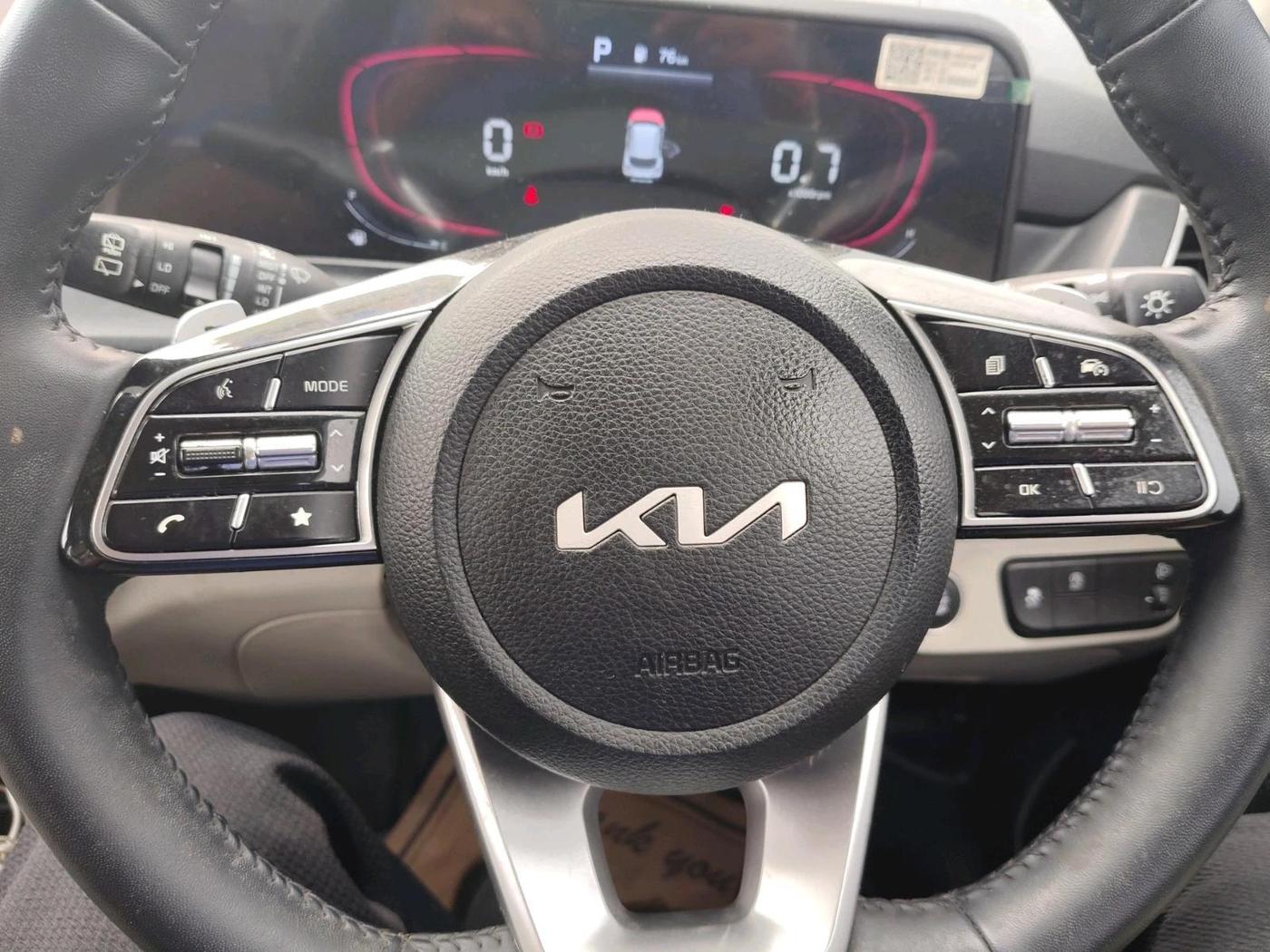 2024 KIA SELTOS HTX IVT, Petrol, Automatic, 19,199 km, interior