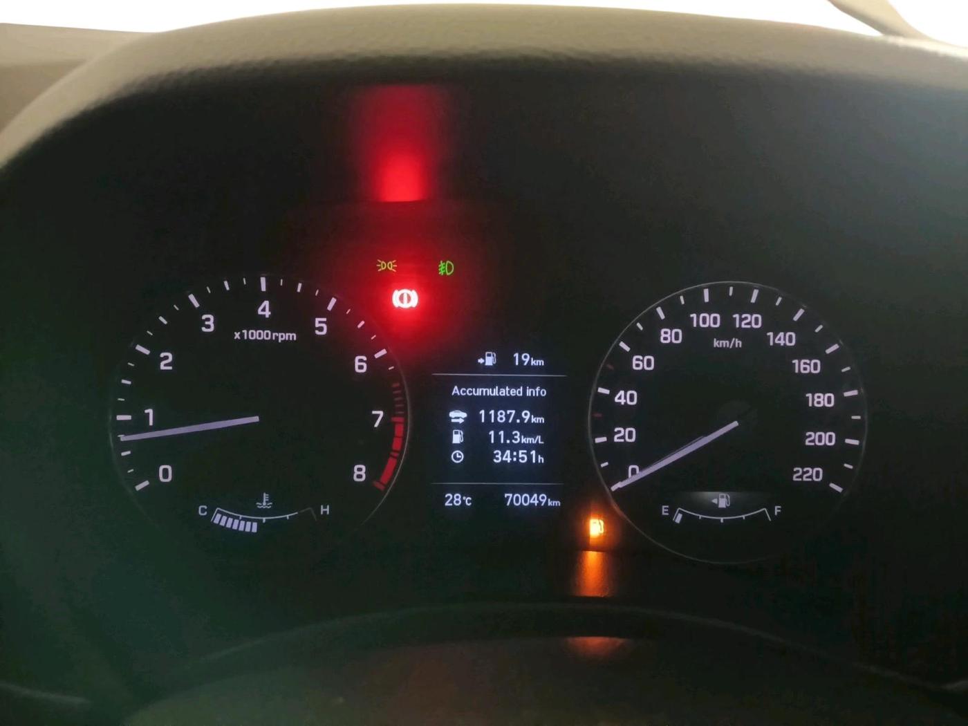 2019 Hyundai Creta SX (O) 1.6 PETROL, Petrol, Manual, 70,049 km, interior