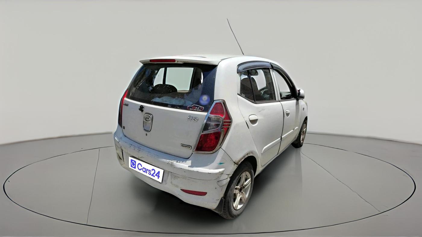 2012 Hyundai i10 SPORTZ 1.2, Petrol, Manual, 81,404 km, exterior