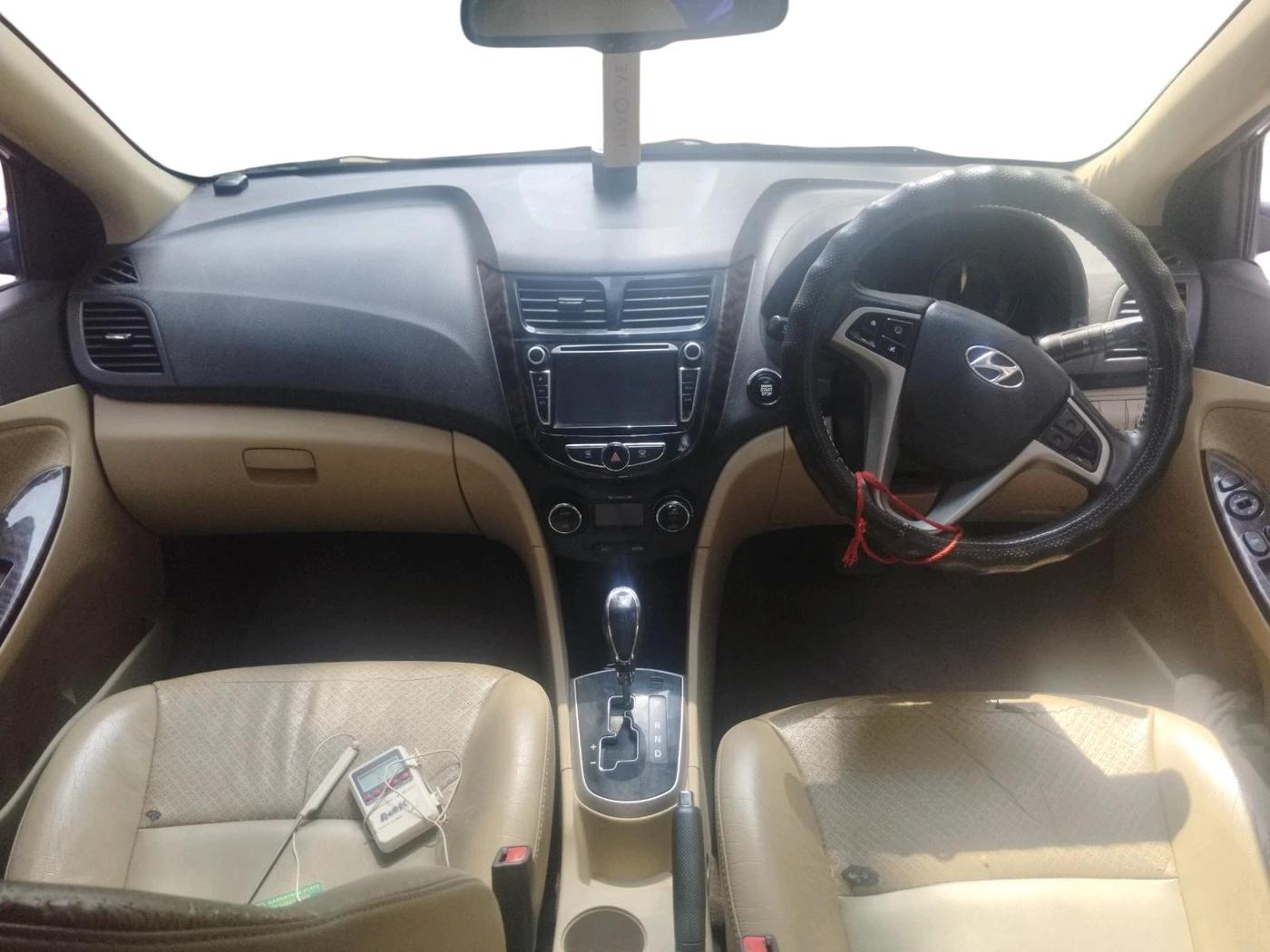 2012 Hyundai Verna FLUIDIC 1.6 VTVT SX OPT AT, Petrol, Automatic, 80,981 km, interior