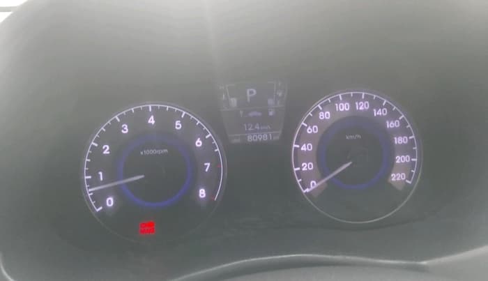 2012 Hyundai Verna FLUIDIC 1.6 VTVT SX OPT AT, Petrol, Automatic, 80,981 km, interior