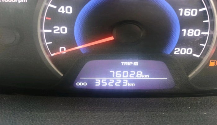 2017 Hyundai Grand i10 SPORTZ (O) 1.2 KAPPA VTVT, Petrol, Manual, 35,223 km, interior