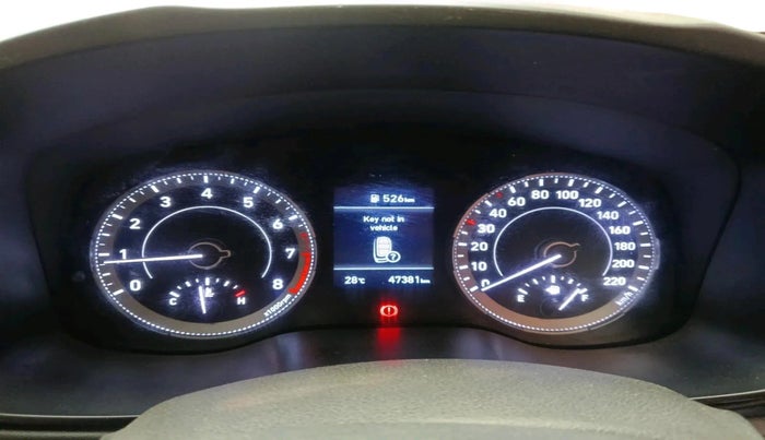 2021 Hyundai VENUE SX 1.0 (O) TURBO, Petrol, Manual, 47,381 km, interior