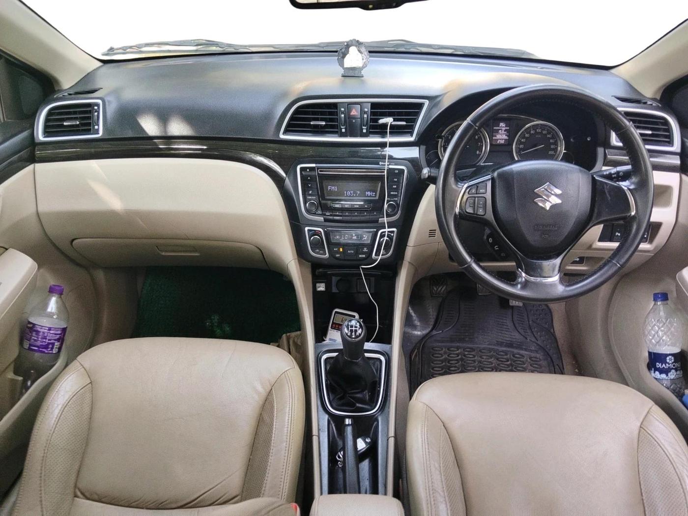 2015 Maruti Ciaz ZXI, Petrol, Manual, 40,608 km, interior