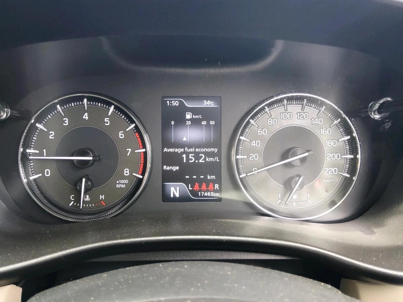 2025 Toyota Glanza V AMT, Petrol, Automatic, 17,465 km, interior