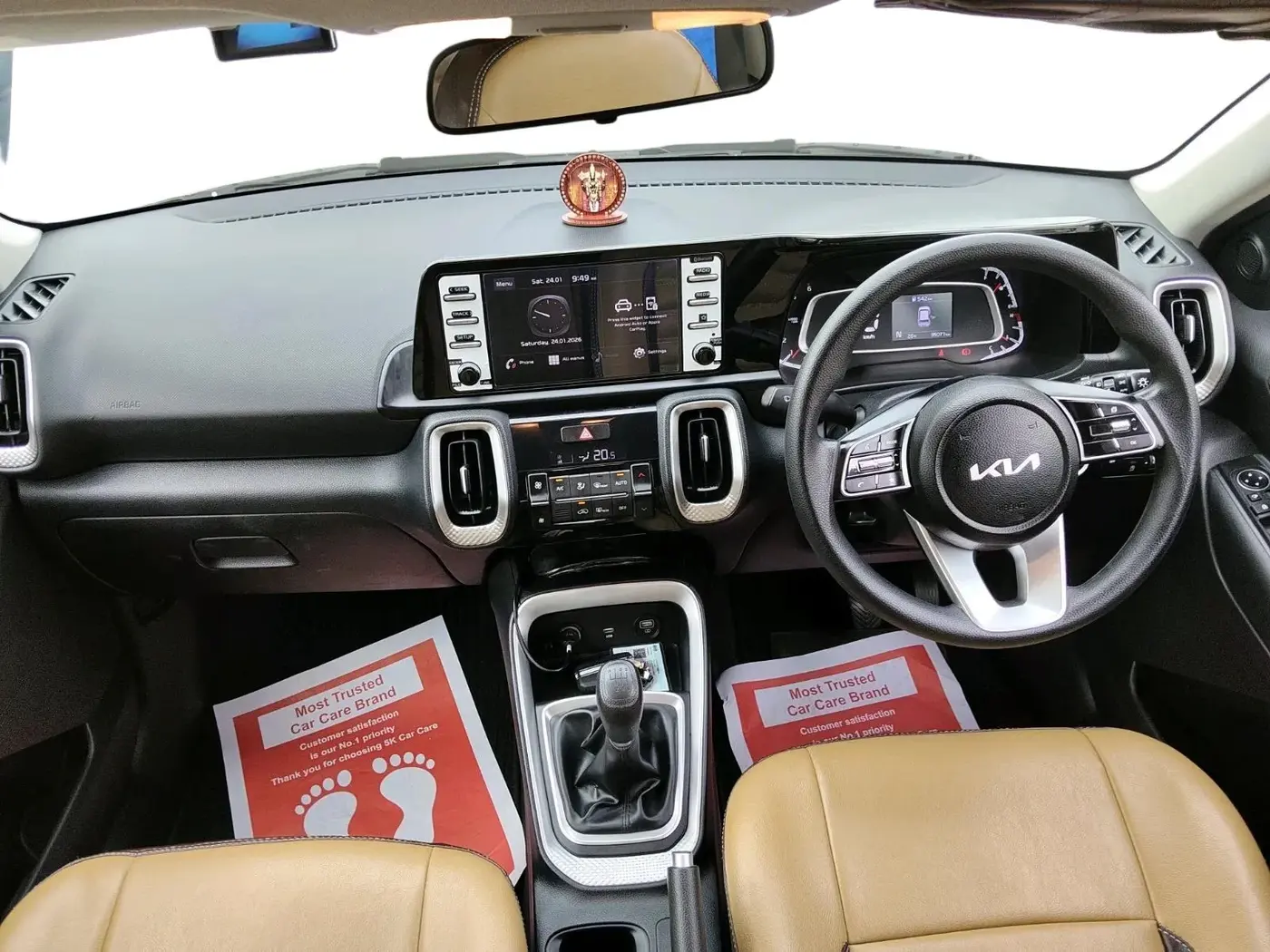 2023 KIA SONET HTK PLUS 1.5 IMT, Diesel, Manual, 35,071 km, interior