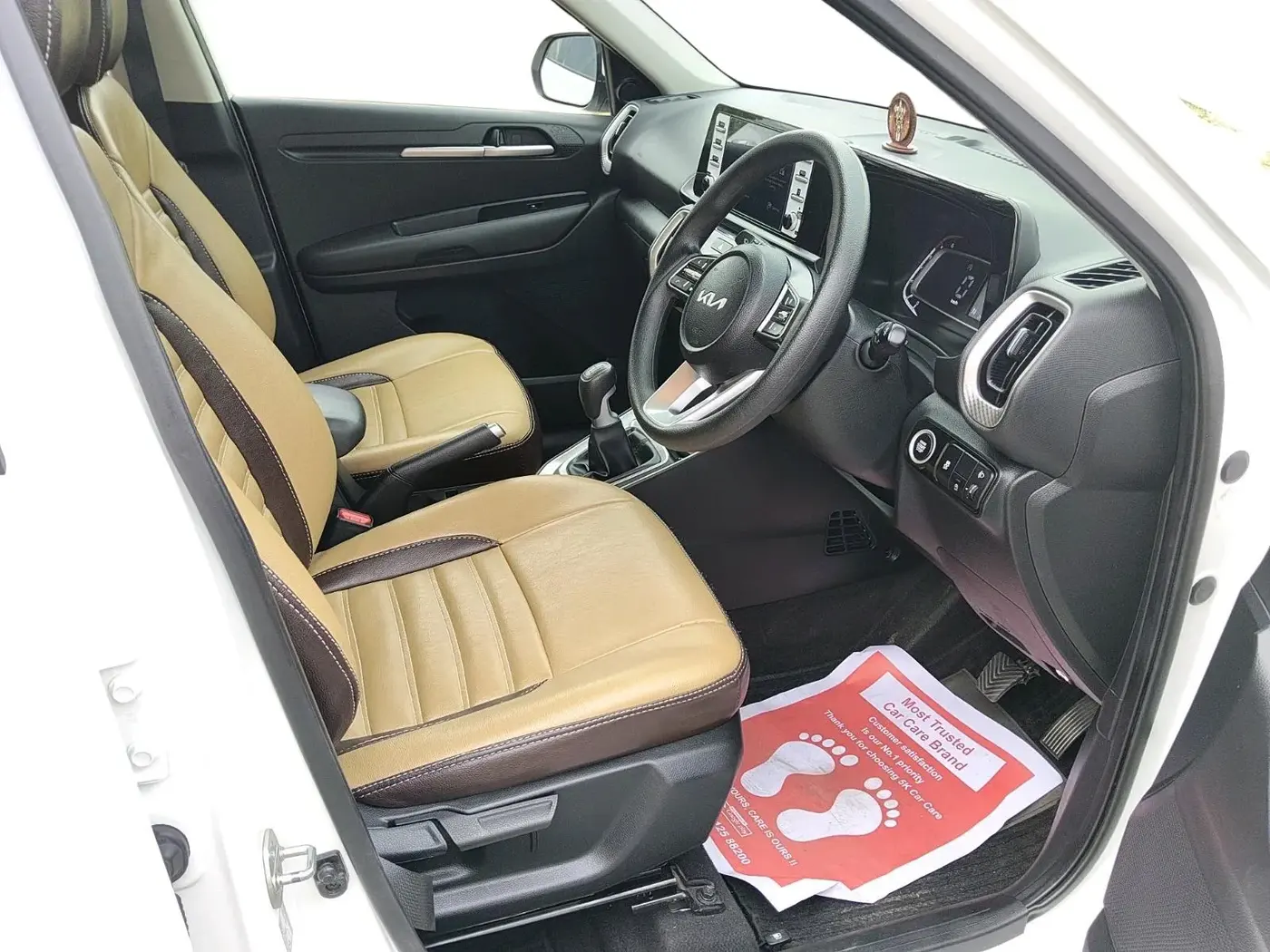 2023 KIA SONET HTK PLUS 1.5 IMT, Diesel, Manual, 35,071 km, interior