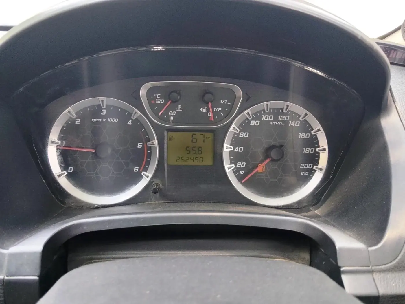 2008 Ford Fiesta EXI 1.4 DIESEL, Diesel, Manual, 2,52,490 km, interior
