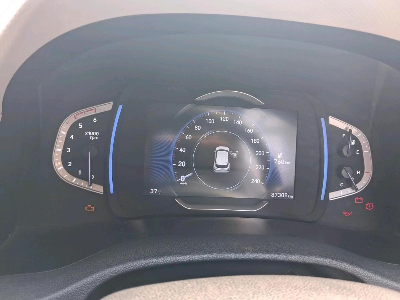 2021 Hyundai Creta SX (O) 1.5 DIESEL, Diesel, Manual, 87,308 km, interior