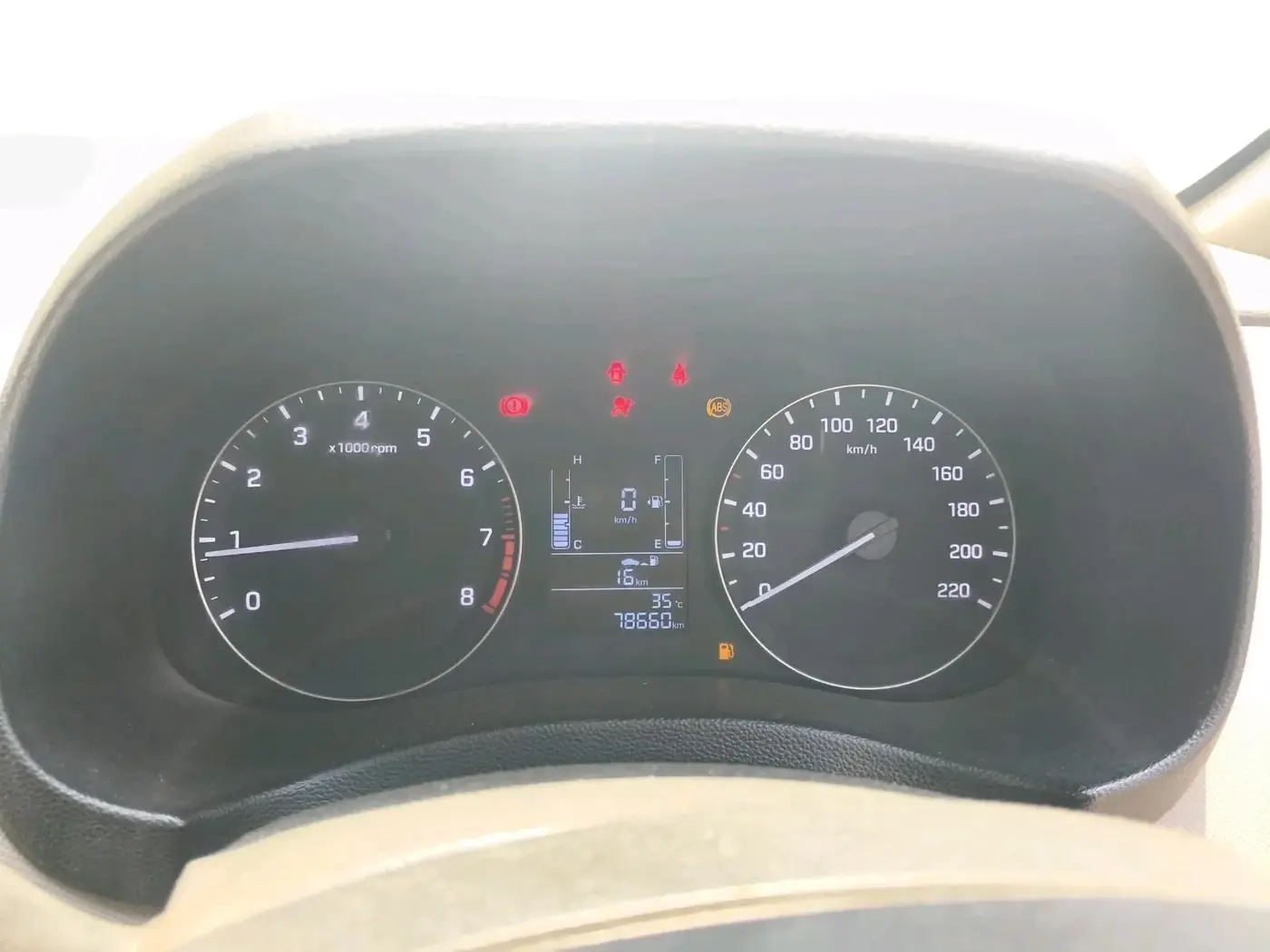 2018 Hyundai Creta SX 1.6 PETROL, Petrol, Manual, 78,660 km, interior