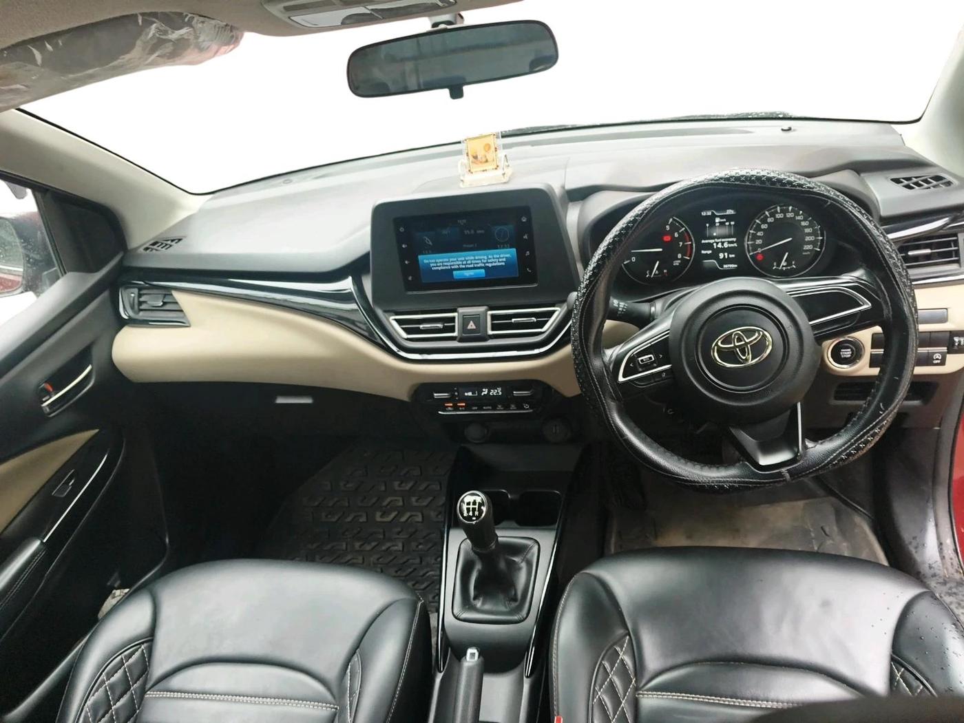 2022 Toyota Glanza G, Petrol, Manual, 36,790 km, interior