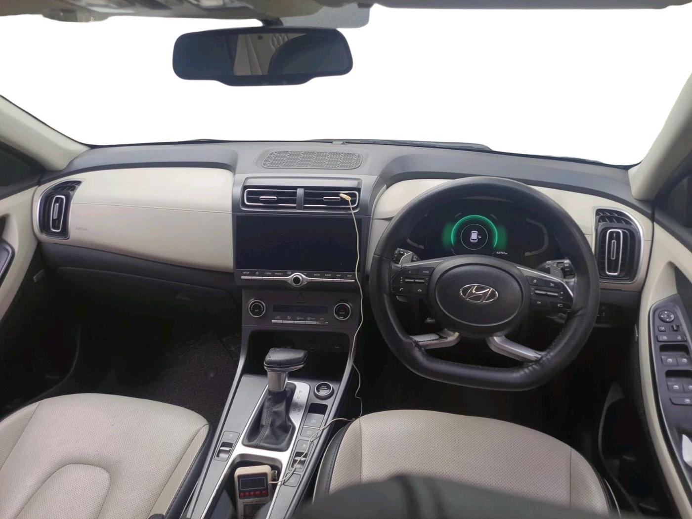 2021 Hyundai Creta SX (O) AT 1.5 DIESEL, Diesel, Automatic, 63,757 km, interior