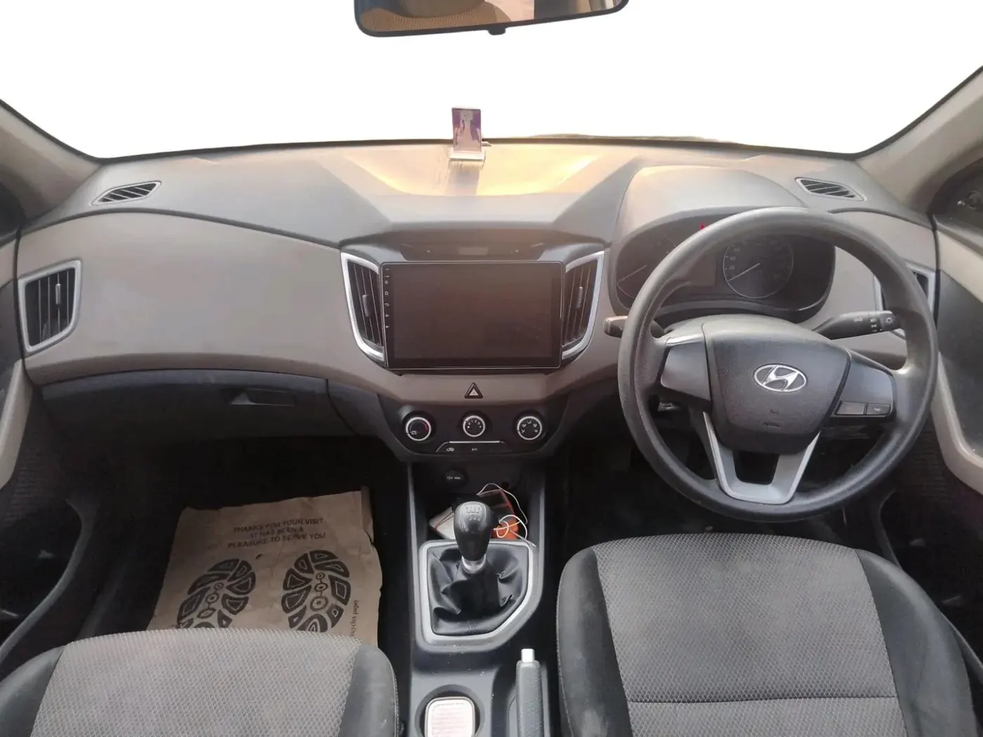 2017 Hyundai Creta E PLUS 1.6 PETROL, Petrol, Manual, 1,25,710 km, interior