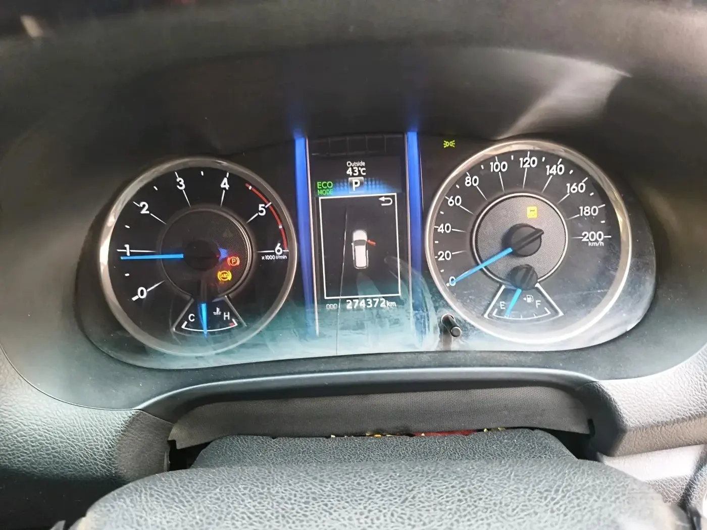 2017 Toyota Fortuner 2.8 4X2 AT, Diesel, Automatic, 2,74,372 km, interior
