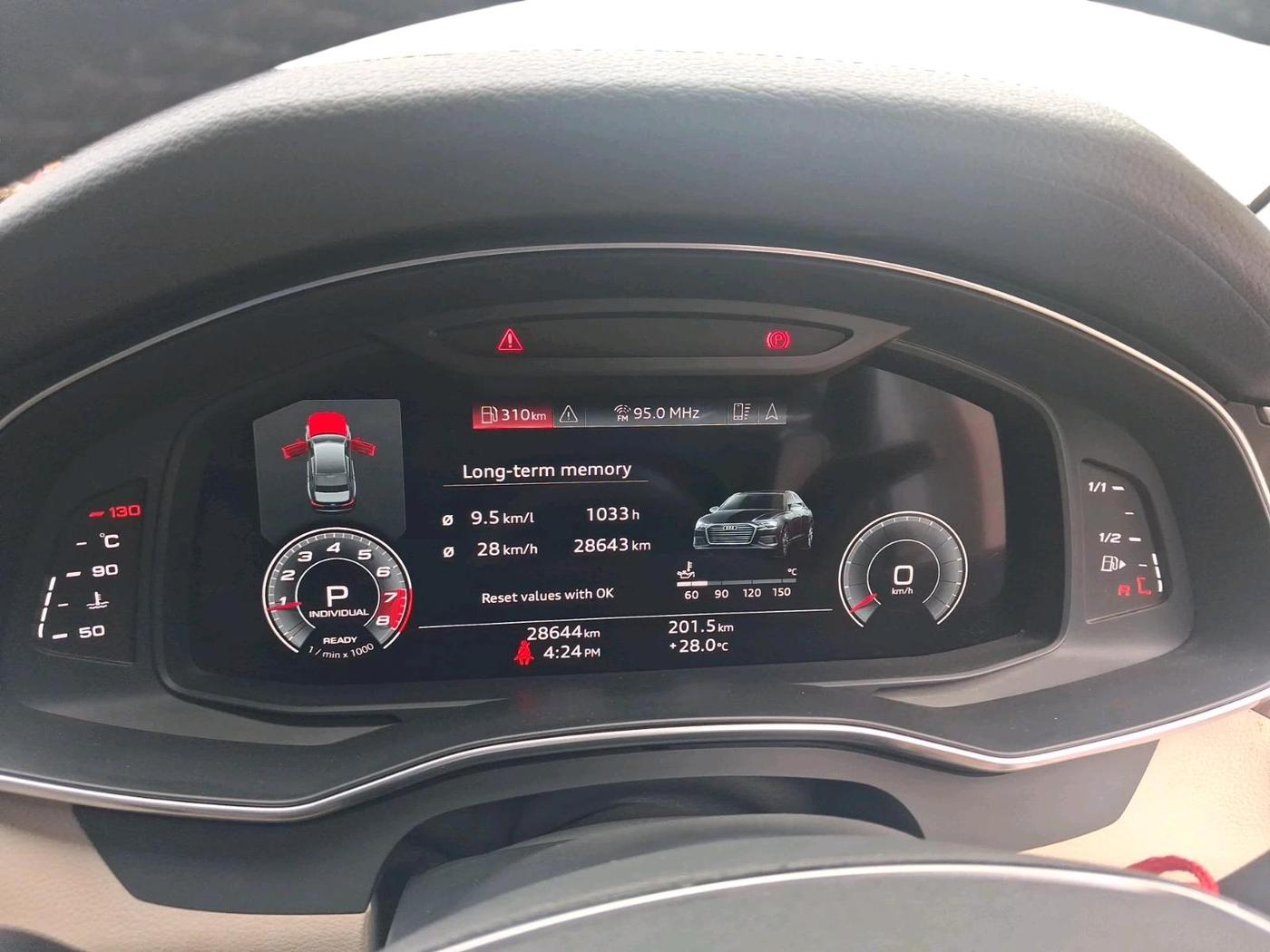 2021 Audi A6 45 TFSI TECHNOLOGY, Petrol, Automatic, 28,644 km, interior