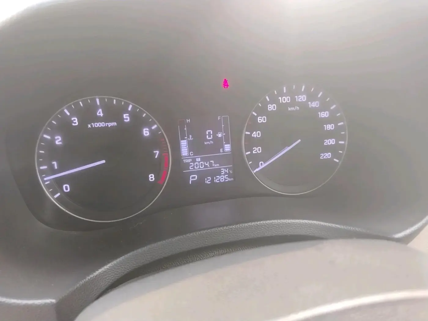 2016 Hyundai Creta SX PLUS AT 1.6 PETROL, Petrol, Automatic, 1,21,285 km, interior