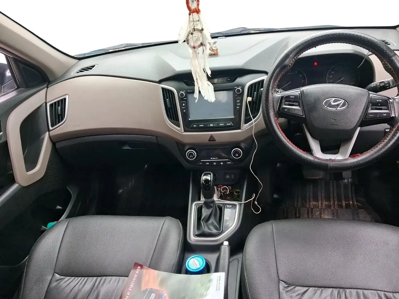 2017 Hyundai Creta SX PLUS AT 1.6 PETROL, Petrol, Automatic, 1,20,010 km, interior