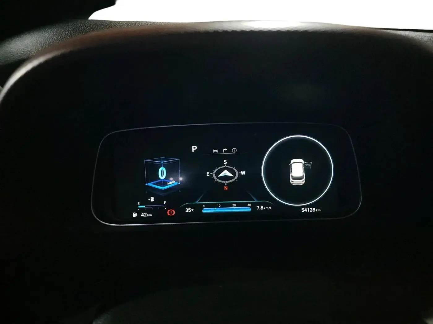 2021 Hyundai ALCAZAR PLATINUM (O) 6STR 2.0 AT, Petrol, Automatic, 54,128 km, interior