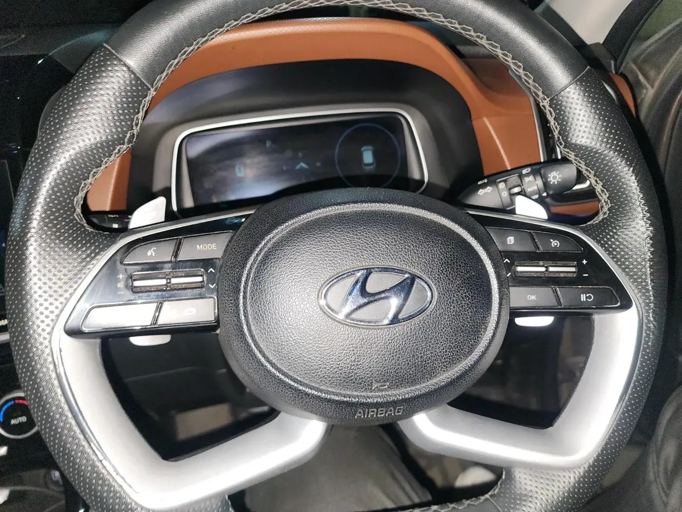 2021 Hyundai ALCAZAR PLATINUM (O) 6STR 2.0 AT, Petrol, Automatic, 54,128 km, interior
