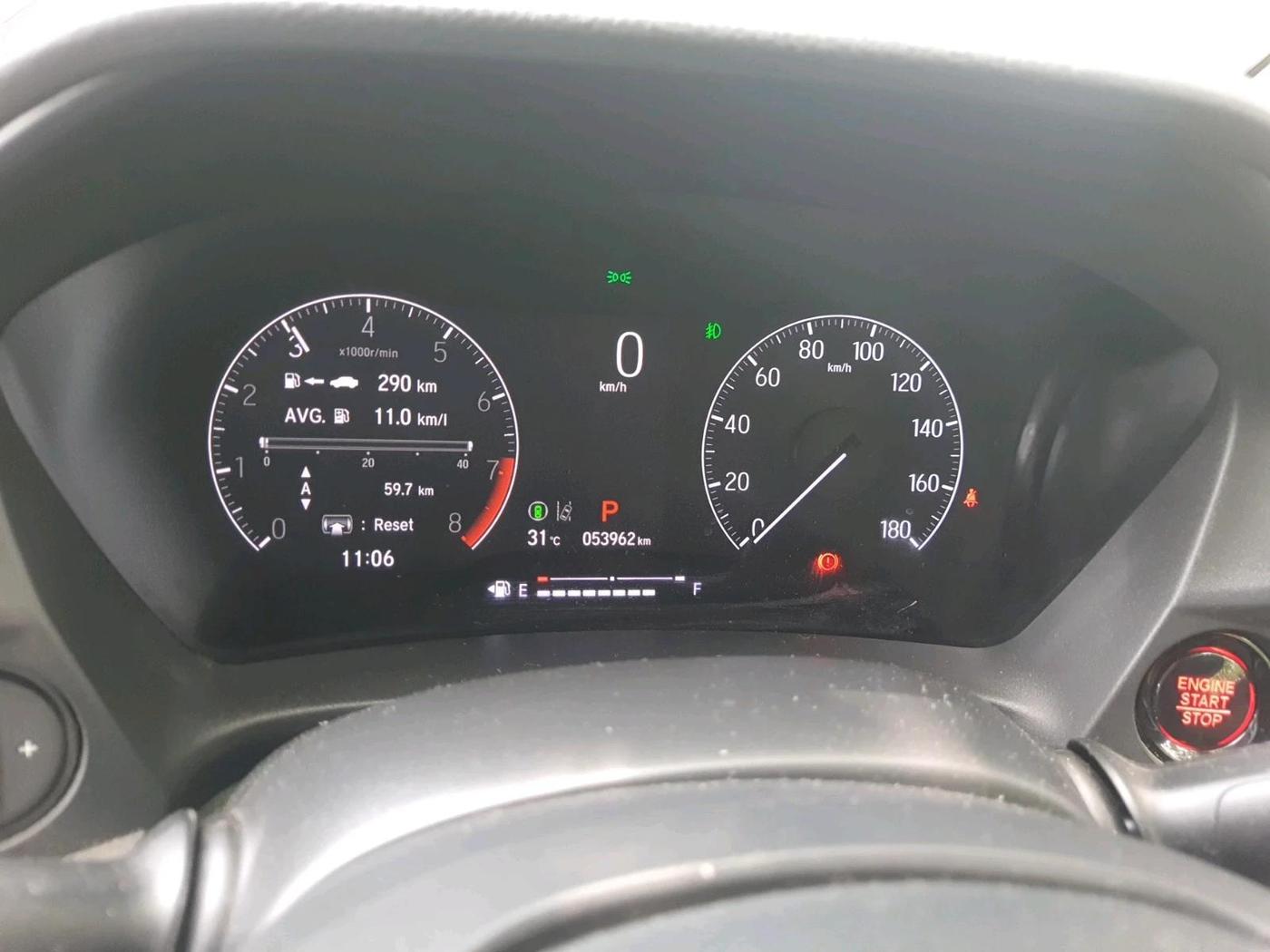 2024 Honda ELEVATE ZX CVT, Petrol, Automatic, 53,962 km, interior