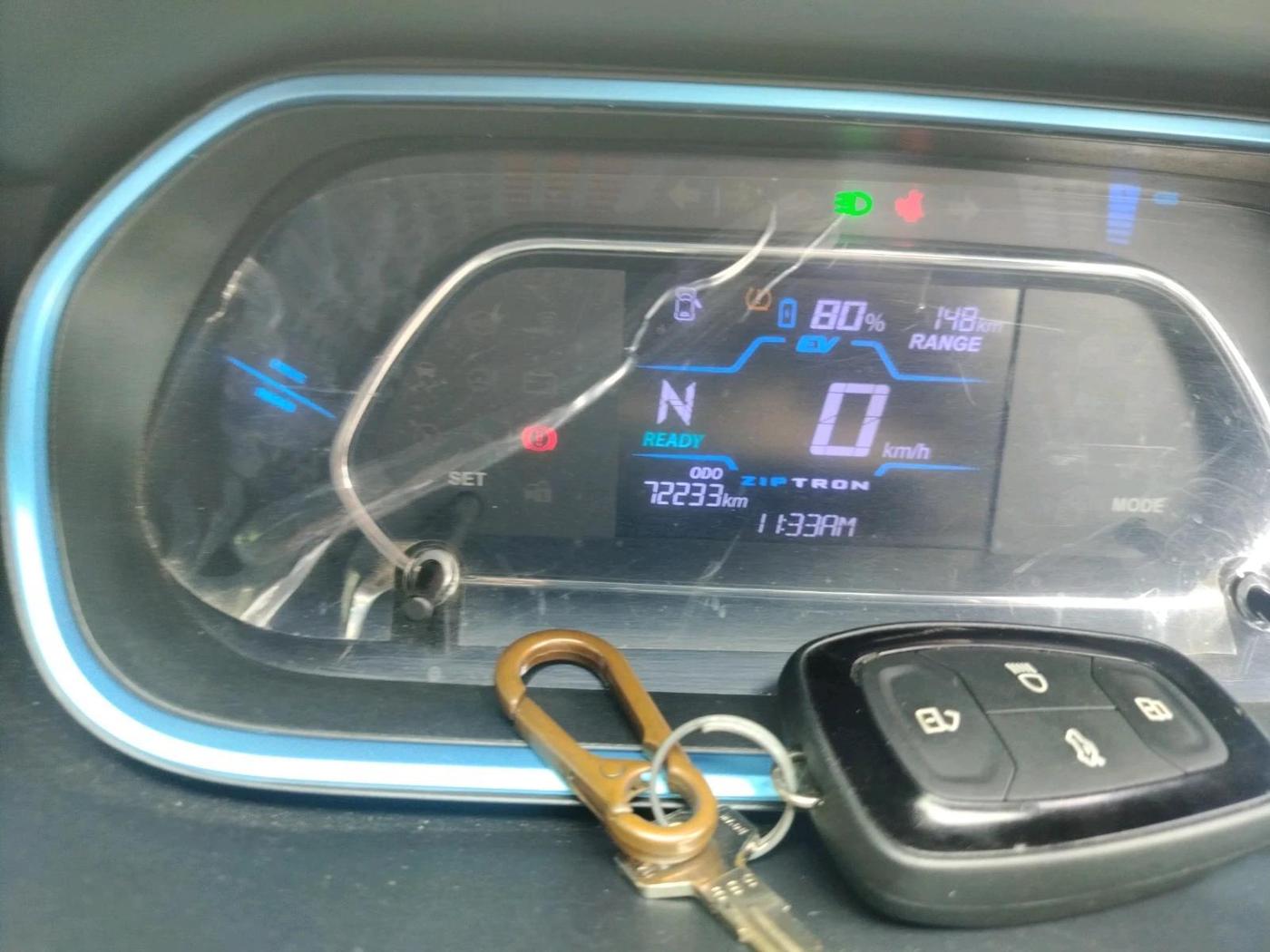 2023 Tata TIAGO EV XZ PLUS TECH LUX LONG RANGE, Electric, Automatic, 72,233 km, interior