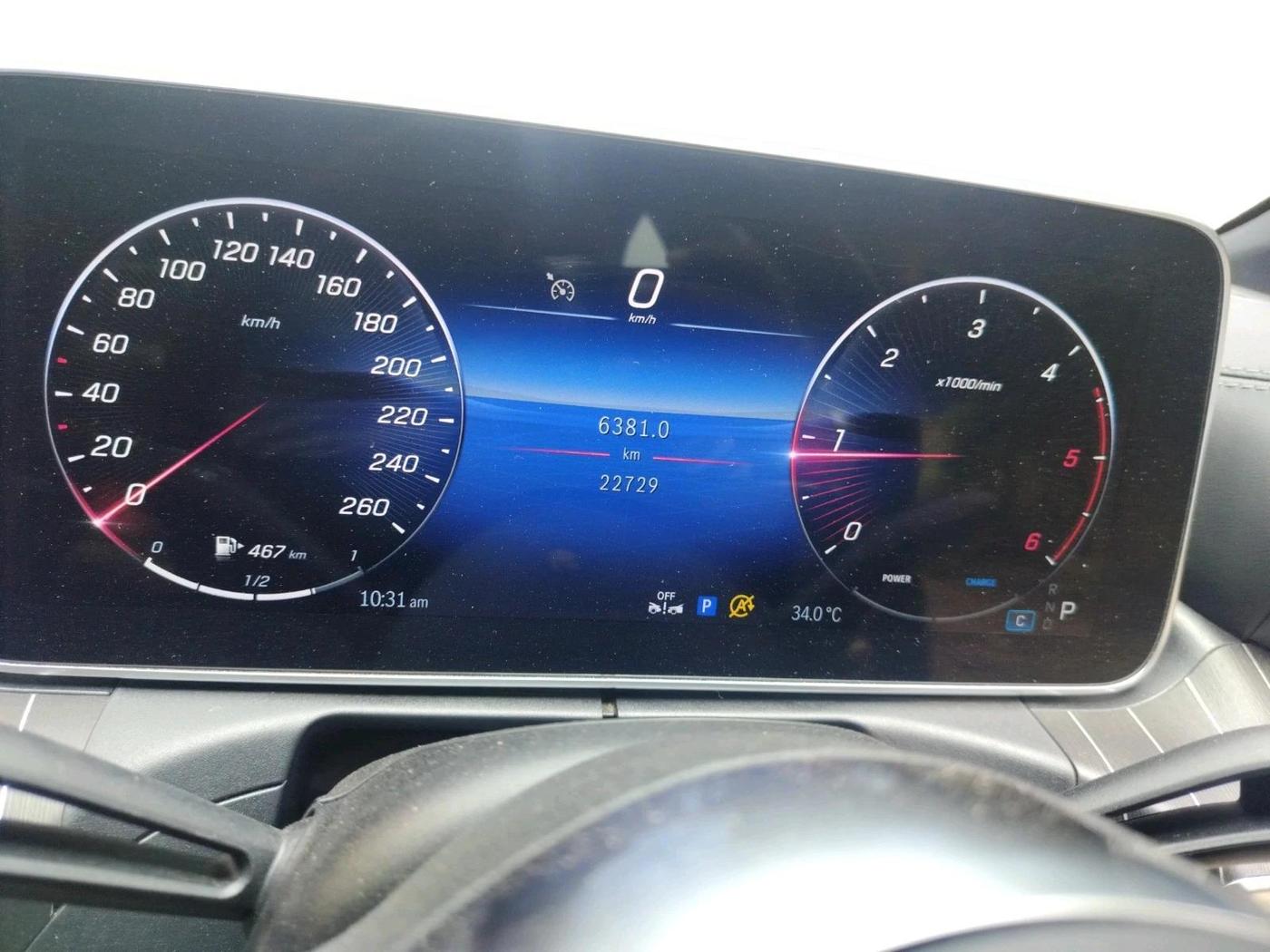 2022 Mercedes Benz C Class  C 220d, Diesel, Automatic, 22,729 km, interior