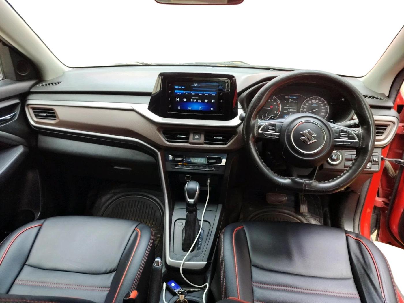 2022 Maruti BREZZA ZXI  AT SMART HYBRID DUAL TONE, Petrol, Automatic, 37,705 km, interior
