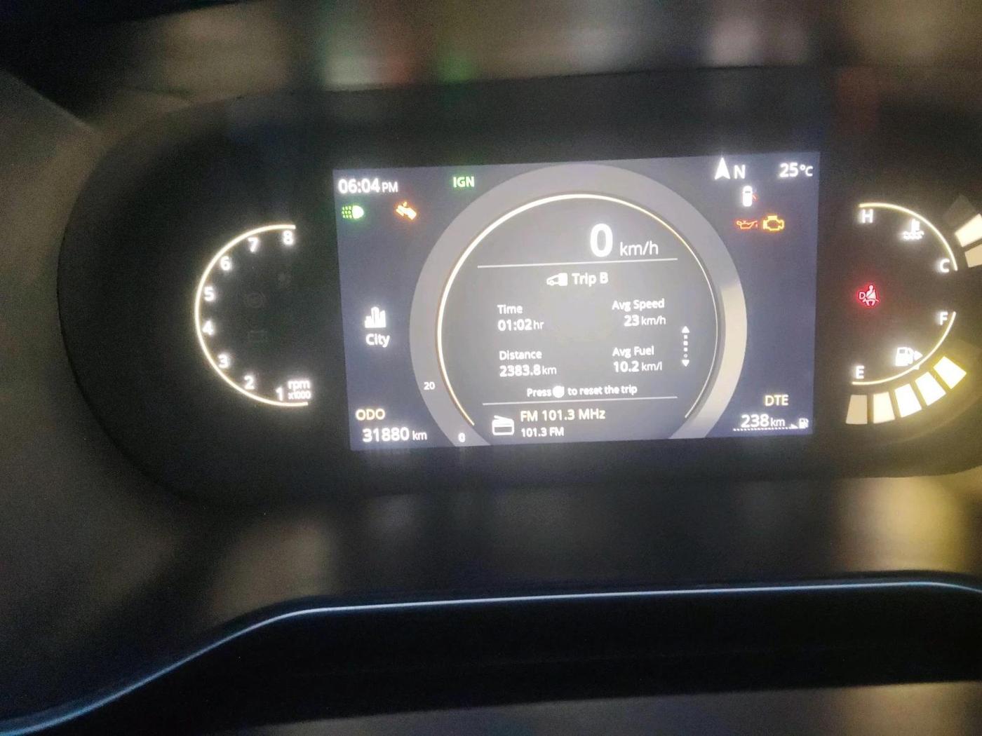 2023 Tata Safari XZ PLUS, Diesel, Manual, 31,880 km, interior