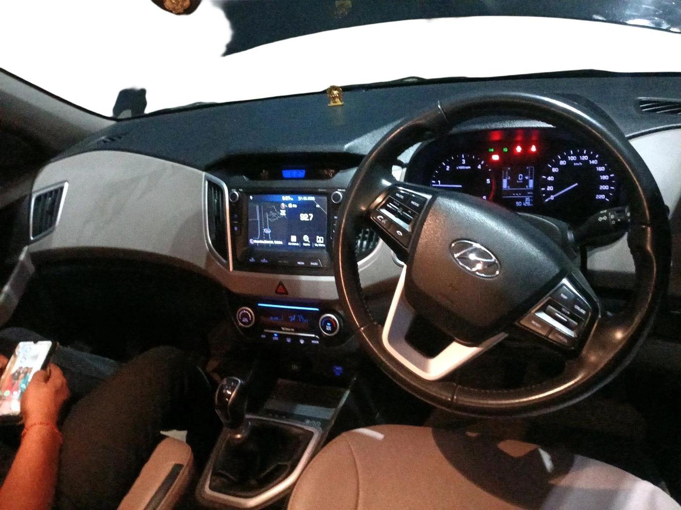 2018 Hyundai Creta SX 1.6 DIESEL, Diesel, Manual, 90,128 km, interior