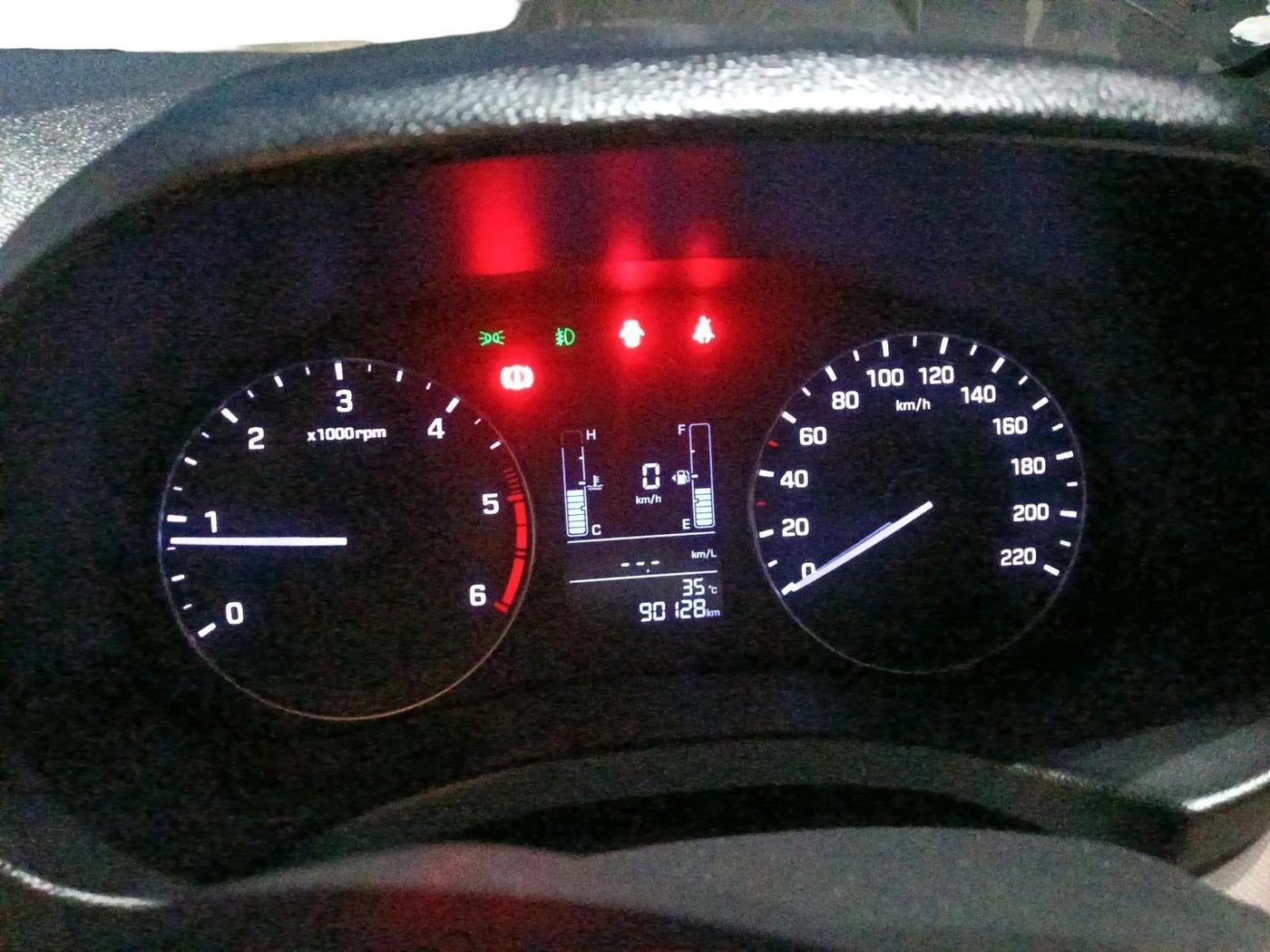 2018 Hyundai Creta SX 1.6 DIESEL, Diesel, Manual, 90,128 km, interior
