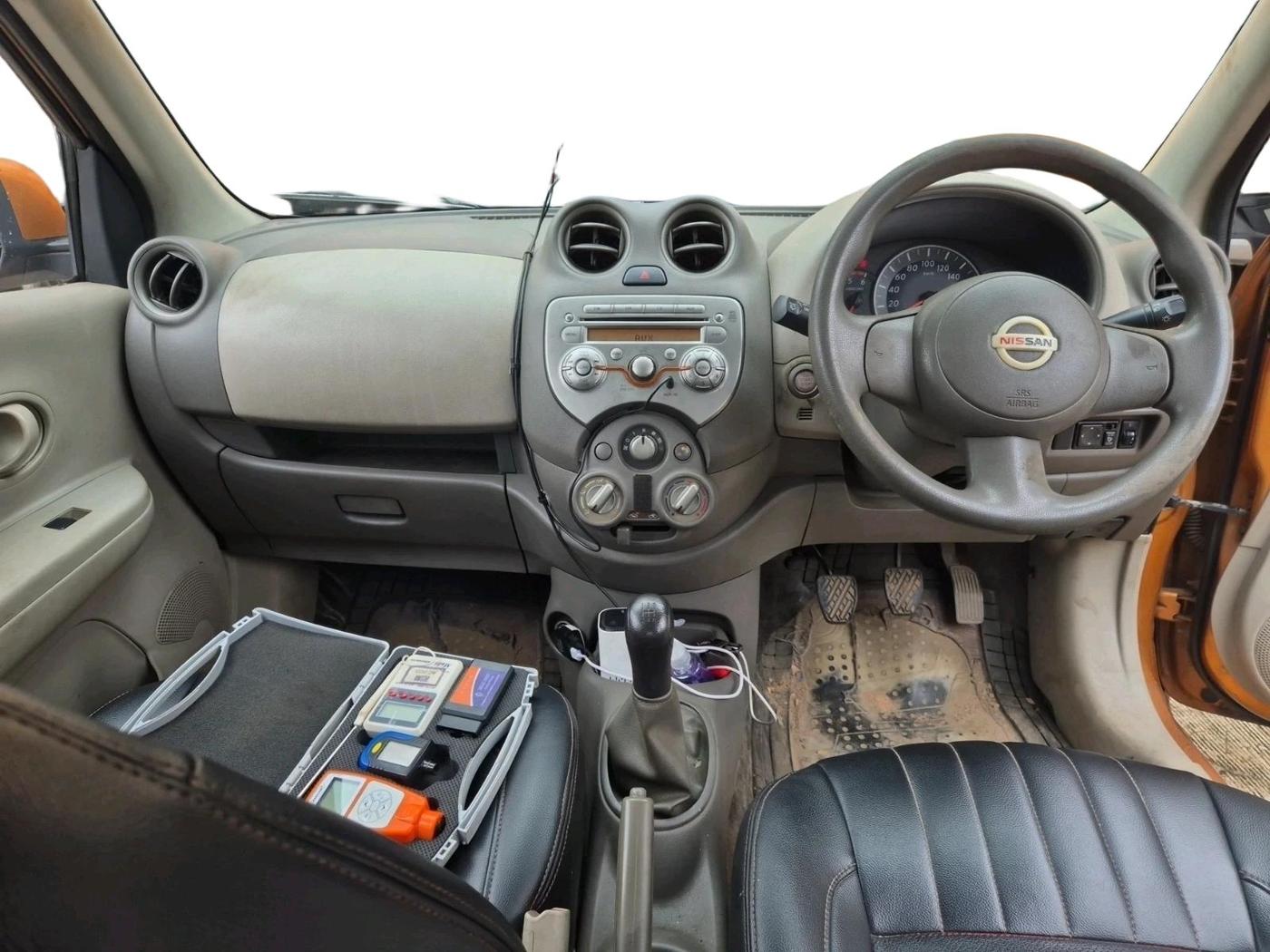 2012 Nissan Micra XV DIESEL, Diesel, Manual, 1,40,936 km, interior