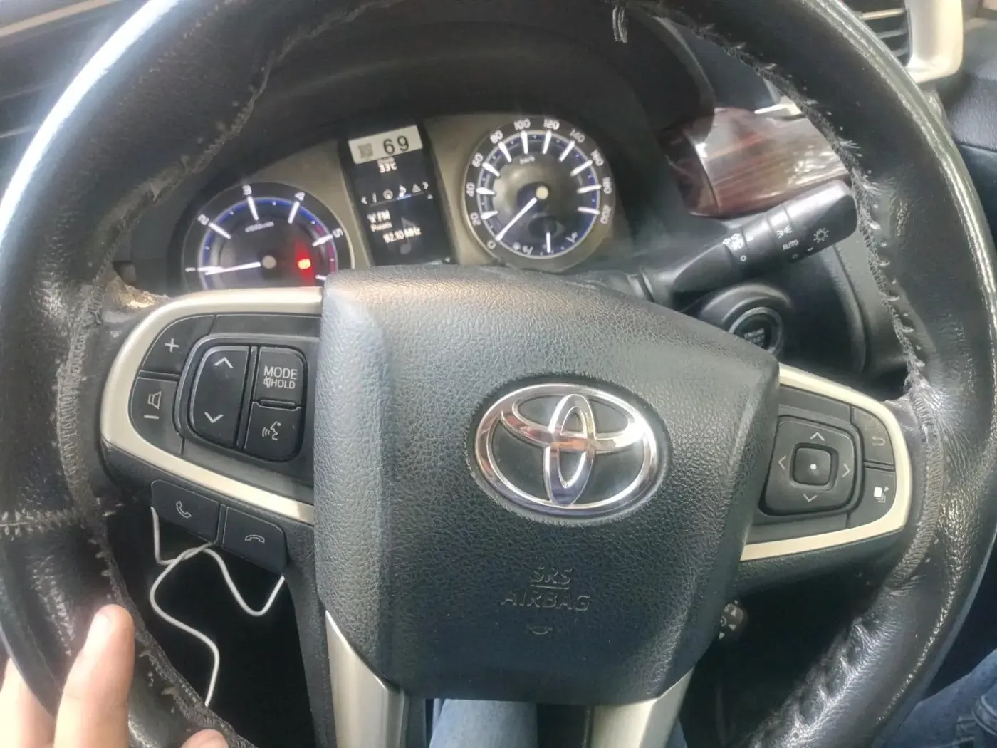 2017 Toyota Innova Crysta 2.4 ZX 7 STR, Diesel, Manual, 1,12,908 km, interior