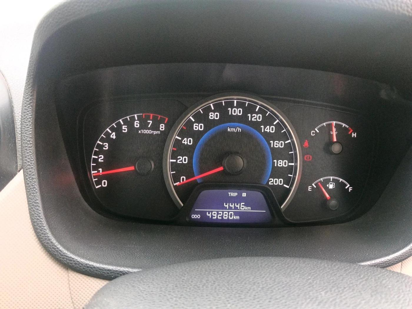 2013 Hyundai Grand i10 SPORTZ 1.2 KAPPA VTVT, Petrol, Manual, 49,280 km, interior
