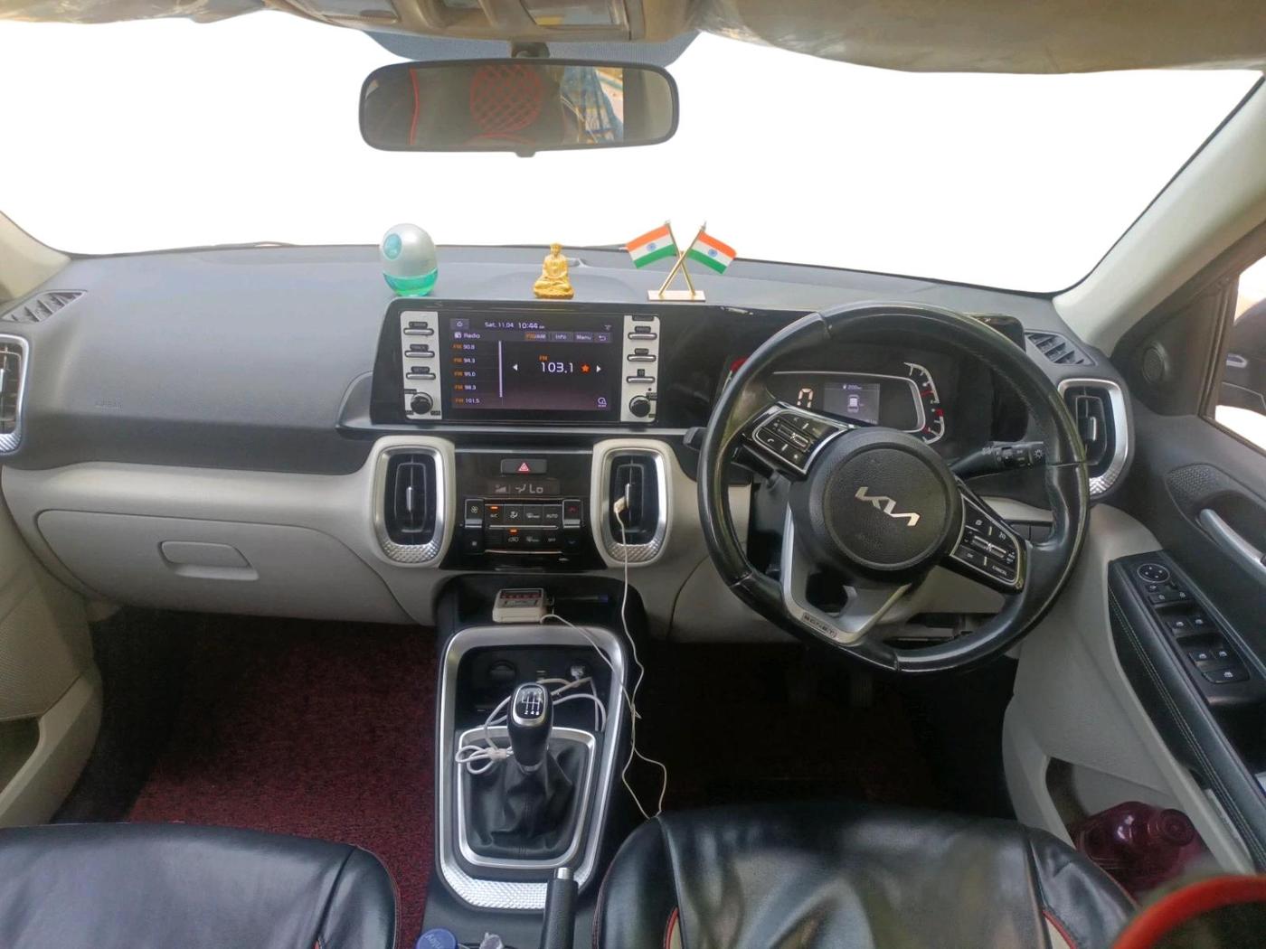 2021 KIA SONET HTX 1.0 IMT, Petrol, Manual, 87,000 km, interior
