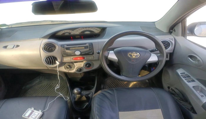 2011 Toyota Etios V, Petrol, Manual, 87,299 km, interior
