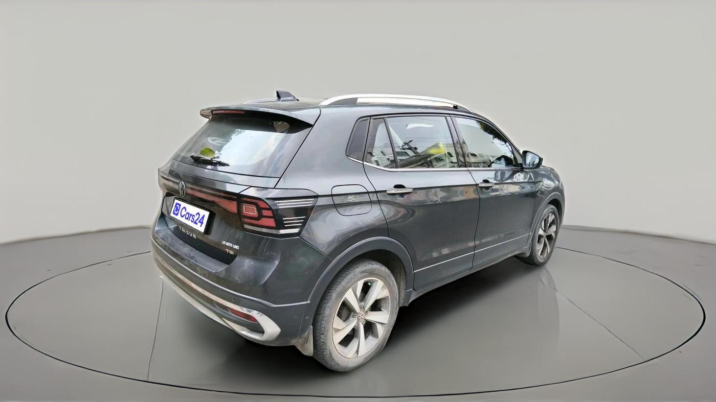 2022 Volkswagen TAIGUN TOPLINE 1.0 TSI AT, Petrol, Automatic, 1,15,005 km, exterior