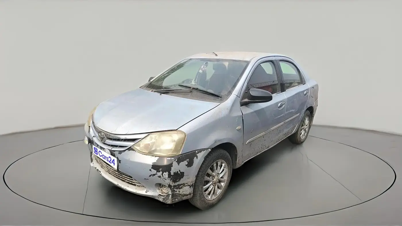 2012 Toyota Etios V, Petrol, Manual, 70,192 km, exterior