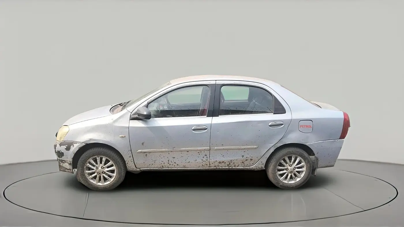2012 Toyota Etios V, Petrol, Manual, 70,192 km, exterior