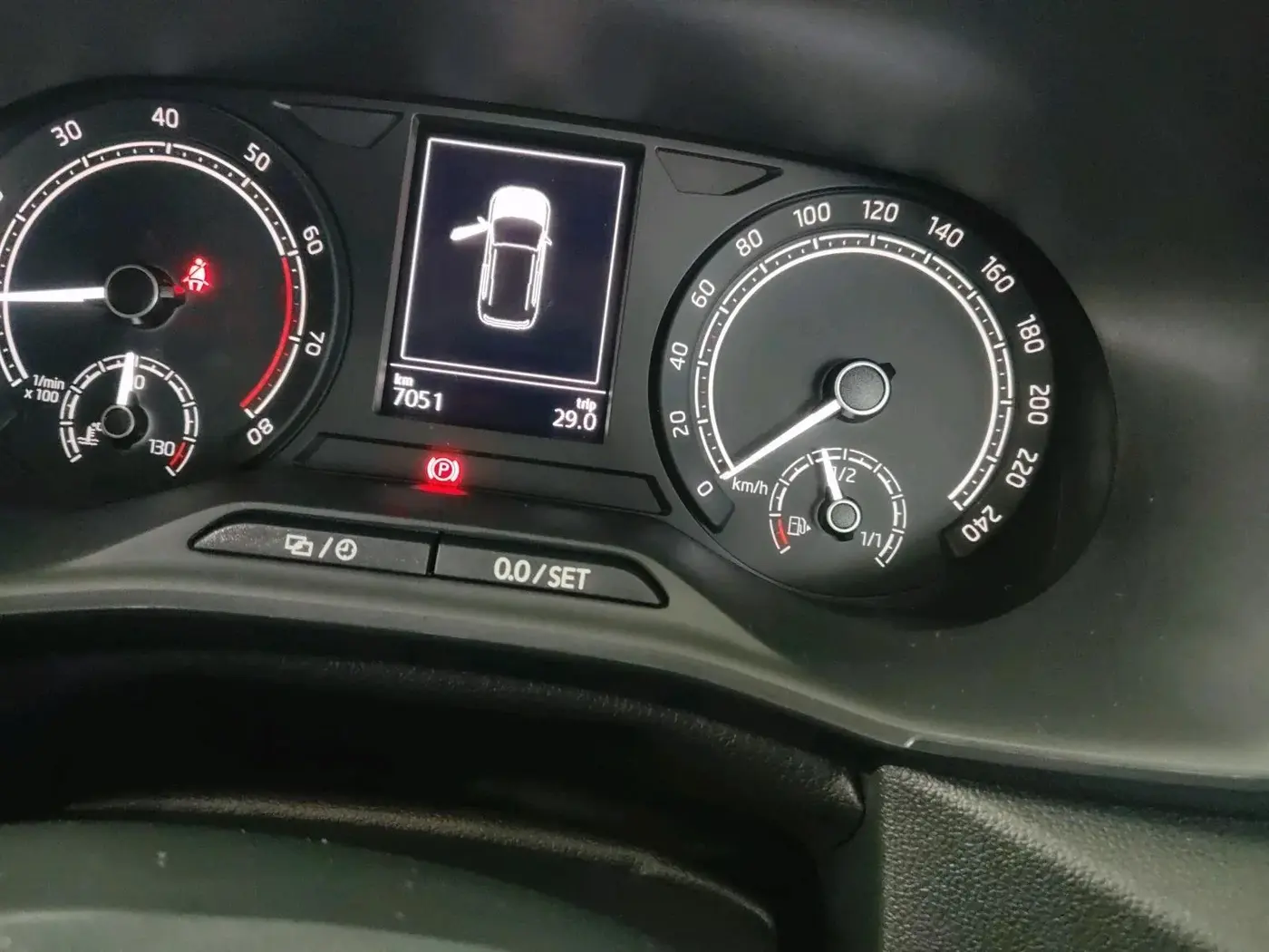 2025 Skoda Kylaq Signature AT, Petrol, Automatic, 7,051 km, interior