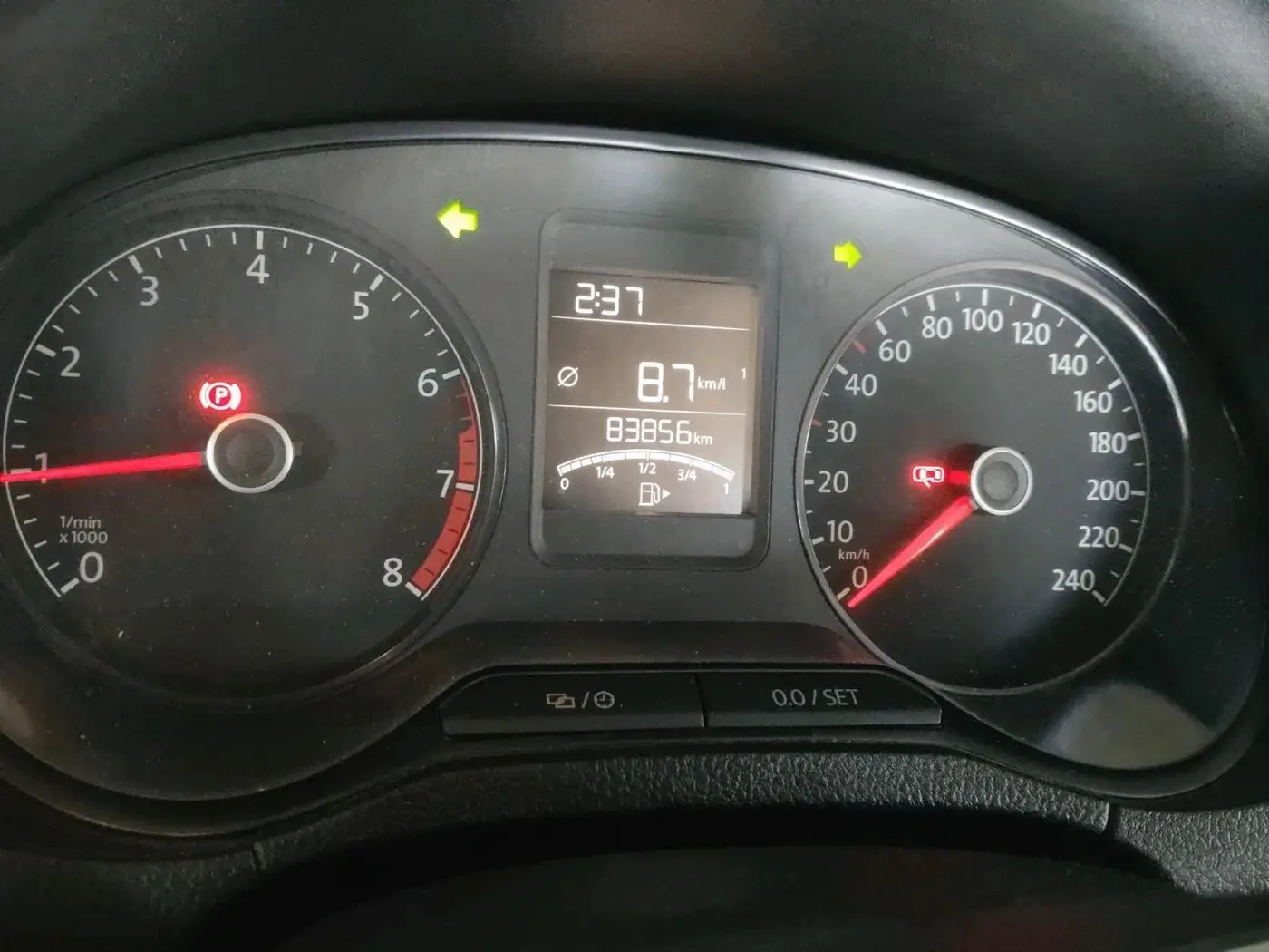 2017 Volkswagen Polo HIGHLINE1.2L, Petrol, Manual, 83,856 km, interior