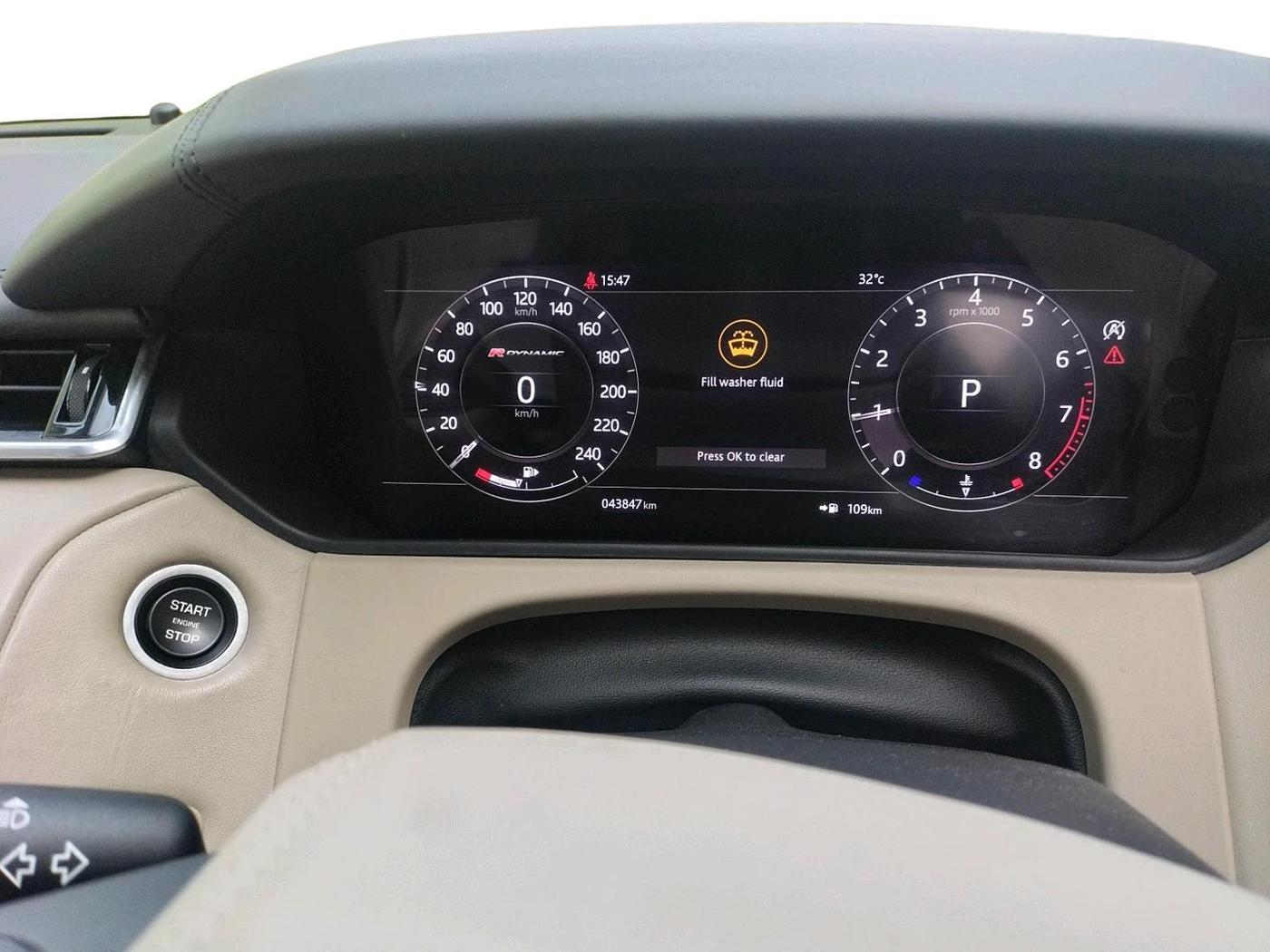 2020 Landrover RANGE ROVER VELAR S R-DYNAMIC 2.0 PETROL, Petrol, Automatic, 43,847 km, interior