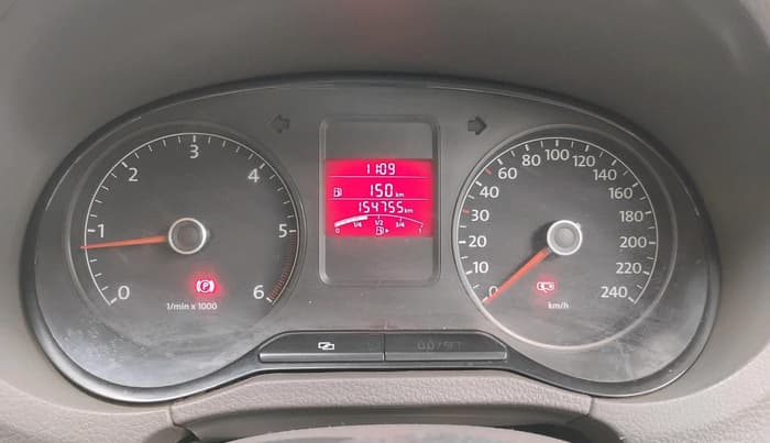 2012 Volkswagen Vento HIGHLINE DIESEL 1.6, Diesel, Manual, 1,54,755 km, interior