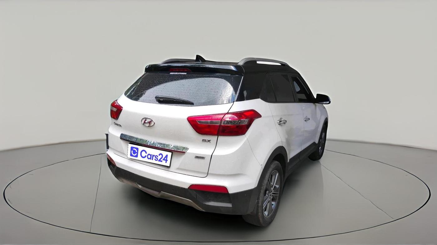2017 Hyundai Creta SX PLUS AT 1.6 DIESEL, Diesel, Automatic, 1,00,369 km, exterior